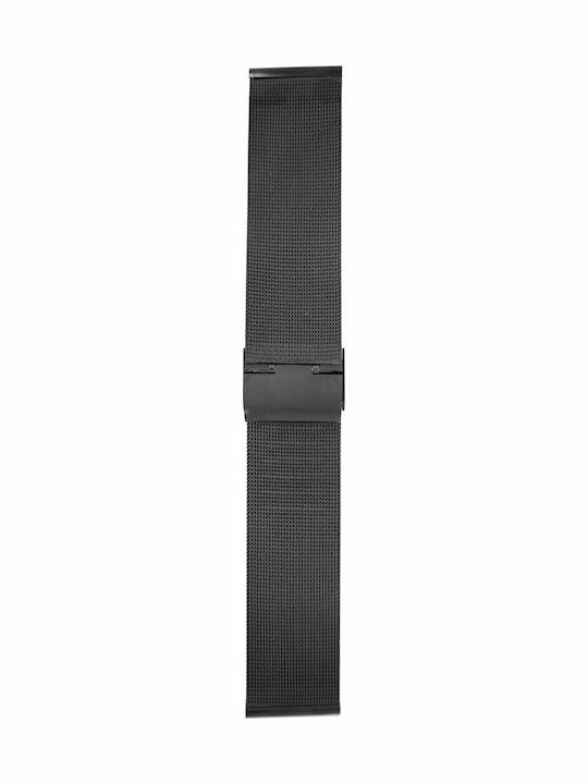 Mertzios.gr Poletto Μεταλλικό Μπρασελέ Μαύρο 24mm