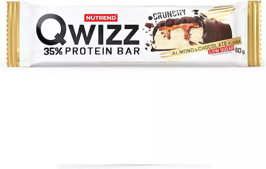 Nutrend Qwizz Bar with 35% Protein & Flavor Almond Chocolate 60gr