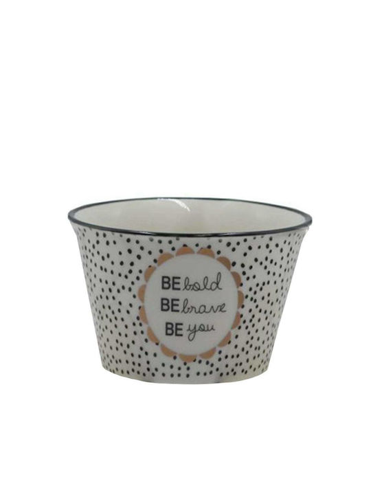 Marva Serving Bowl Round Ceramic White with Diameter 13.5cm