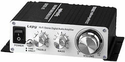 Tele Τελικός Ενισχυτής Hi-Fi Stereo LP-2024A Μαύρος