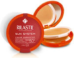 Rilastil Sun System Uniforming Compact Sonnenschutz Pulver Für das Gesicht SPF50 mit Farbe Beige 10gr