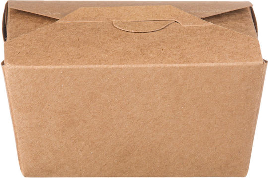 Intertan Σετ 50 Χάρτινα Κουτιά Τροφίμων Kraft 19.5x14x9εκ.
