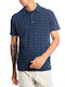 Paco & Co Men's Short Sleeve Blouse Polo Navy Blue