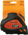 Titanium Tape Measure with Auto-Rewind 32mm x 5m