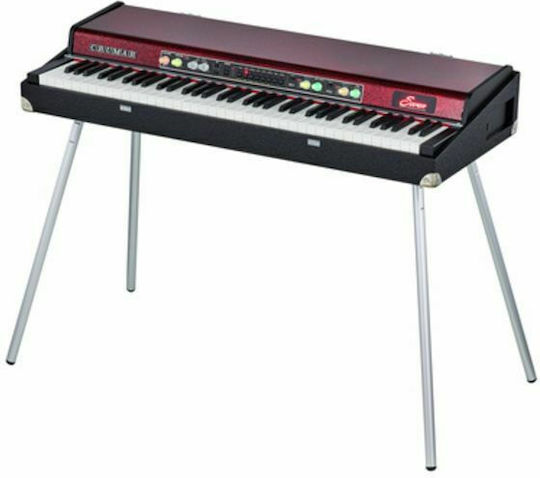 Crumar Elektrisch Bühne Klavier Seven Limited Edition Set mit 73 Gewichtet Tasten und Anschluss an Kopfhörer und Computer Schwarz