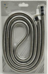 Metallic Shower Hose Silver 001-12183 200cm