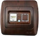 Elbi Zirve Complete Single Telephone Socket Bro...