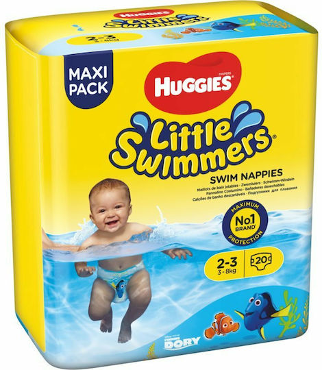 Huggies Πάνες Μαγιό Little Swimmers για 3-8kg 12τμχ