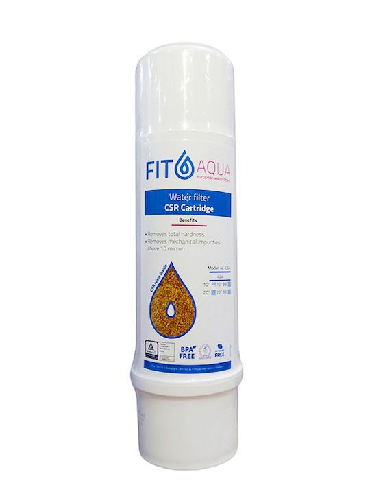 Fit Aqua Ανταλλακτικό Φίλτρο Νερού Άνω και Κάτω Πάγκου από Ρητίνη 10" 10 μm