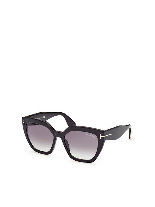 Tom Ford Phoebe Women's Sunglasses with Black Plastic Frame and Black Lens FT0939 01B