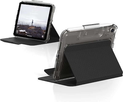 UAG U Lucent Flip Cover Piele artificială Rezistentă Black/Transparent (iPad mini 2021) 12328N314040