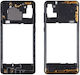 Middle Frame Black for Galaxy A21s