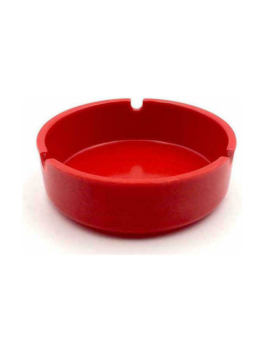 Homestyle Wooden Cigarette Ashtray Red