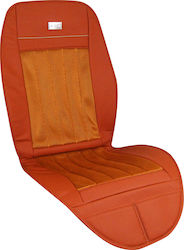 Leatherette Single Seat Cover 1pcs Coffee