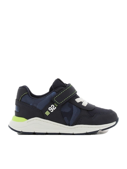 Παιδικά Sneakers με Σκρατς Navy Μπλε