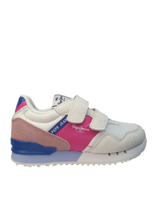 Pepe Jeans London Kinder Sneakers mit Klettvers...
