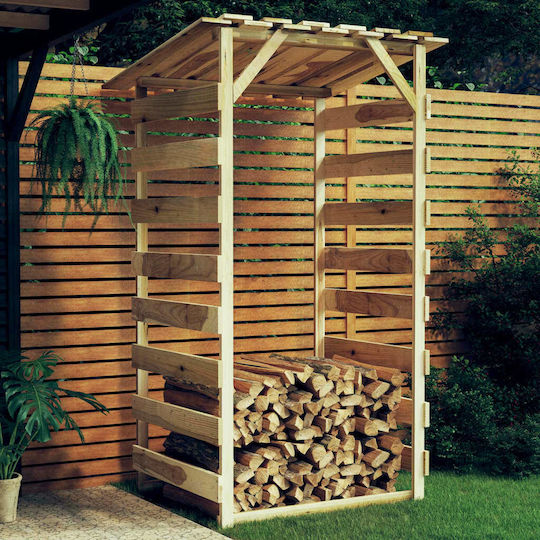Holz-Gartenblockhaus 1x0.9x2m