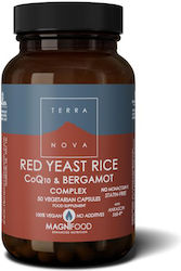 TerraNova Red Yeast Rice, Co-Q-10 & Bergamot Complex 50 φυτικές κάψουλες