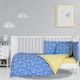 Kocoon Cotton Baby Quilt Zeppelin 110x150cm Light Blue
