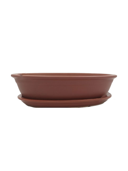 Bonsai pot 25x18x6 cm - Brown