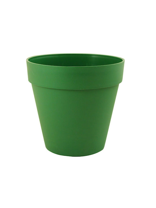 Round pot "DECO" green No 7