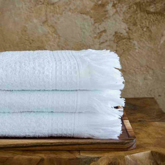 Nima Facecloth Dorinda 50x70cm White 3pcs Weight 500gr/m²