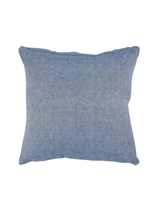 Das Home Sofa-Kissen 0224 aus 100% Baumwolle Blau 40x40cm.