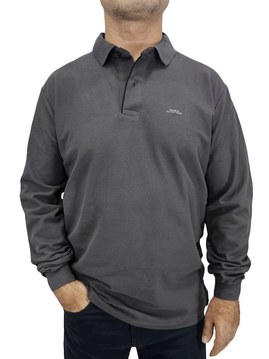 Double Tricou Polo Gri Închis