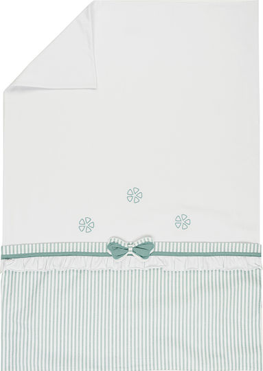 Ellepi Blanket Nursery Swaddling Blankets Cotton Green 55x80cm