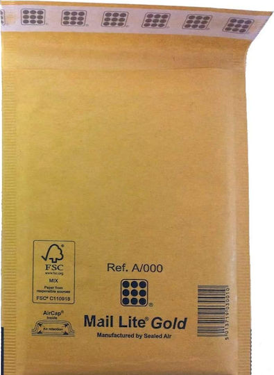 Sealed Air Φάκελος Τύπου Σακούλα με Φυσαλίδες 1τμχ 11x16εκ. Πορτοκαλί Mail Lite Gold