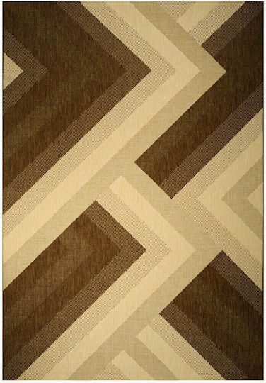 Tzikas Carpets 32008-081 Комплект Килими За Спалня Слама Маестро Кафяв 147-0-355-32008-081 3 Бройки
