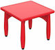SQ Kindertisch aus Plastik Rot Avant Garde