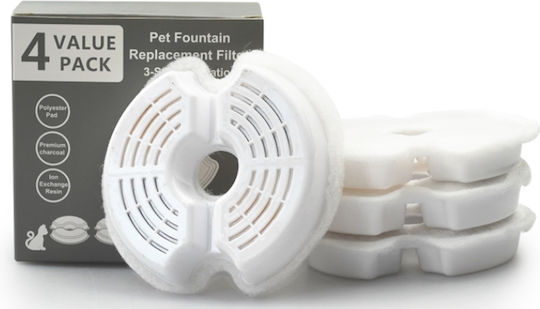Pet Interest Filter for Fountain Waterer for Dog & Cat 2lt