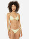 Simply Seamless Bikini Slip cu Dantelă Culoare Galben