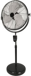 Eurolamp Commercial Stand Fan with Remote Control 100W 50cm with Remote Control 300-23504