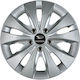 Jestic Car Hubcap Set Storm X with Daihatsu Emblem 15" 4pcs Silver