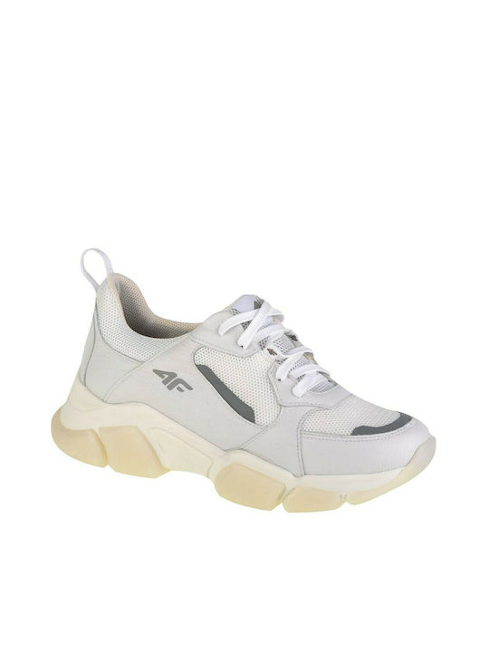 4F Γυναικεία Sneakers Λευκά