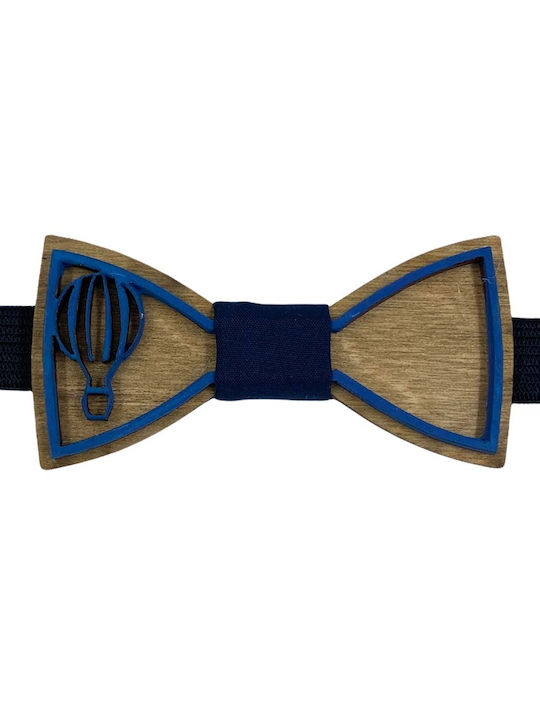 Children's Bow Tie Wooden 3D Edition Walnut Bow Tie Bonjour Bebe "0010"