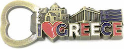 Homestyle Deschizător de sticle I Love Greece Magnet