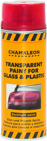 Chamaleon Transparenti Paint for Glass & Plastic Spray auto Vopsea pentru Faruri Auto Roșu 400ml