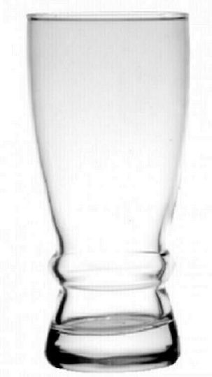 Uniglass Iustina Ποτήρι Μπύρας από Γυαλί 330ml