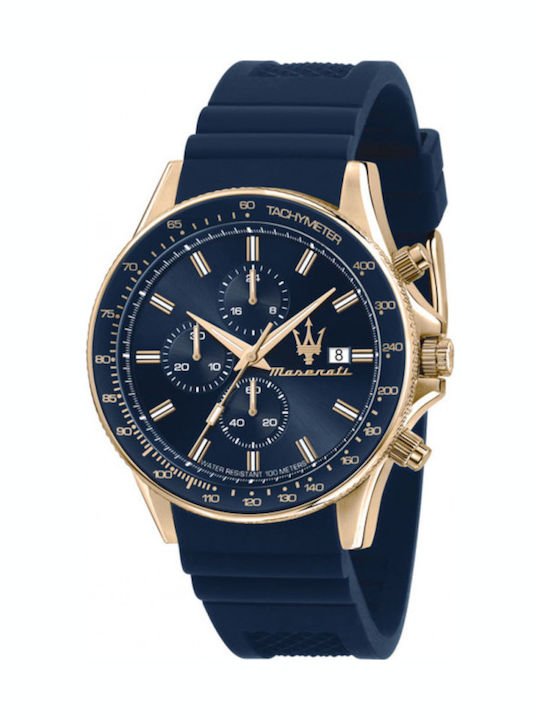Maserati Sfida Ρολόι Μπαταρίας με Καουτσούκ Λουράκι Maserati Sfida Ρολόι Μπαταρίας με Καουτσούκ Λουράκι