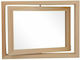 Wooden frame rotating 19.5x15x3cm