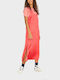 Jack & Jones Midi Slip Dress Kleid Bright Rose