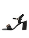 Leather Sandals Black