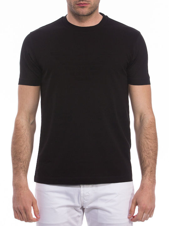 Emporio Armani Ανδρικό T-shirt Μαύρο Μονόχρωμο