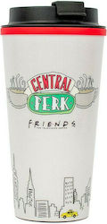 Blue Sky Studios Friends Screw Top Thermal Flask 450ml Λευκό Blue Sky Studios Friends Screw Top Thermal Flask 450ml Λευκό