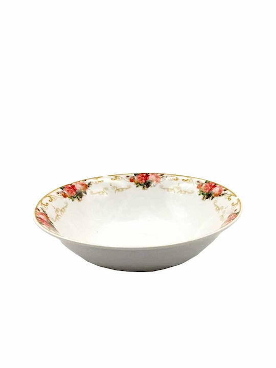 Homestyle Porcelain Salad Bowl White 23x23cm