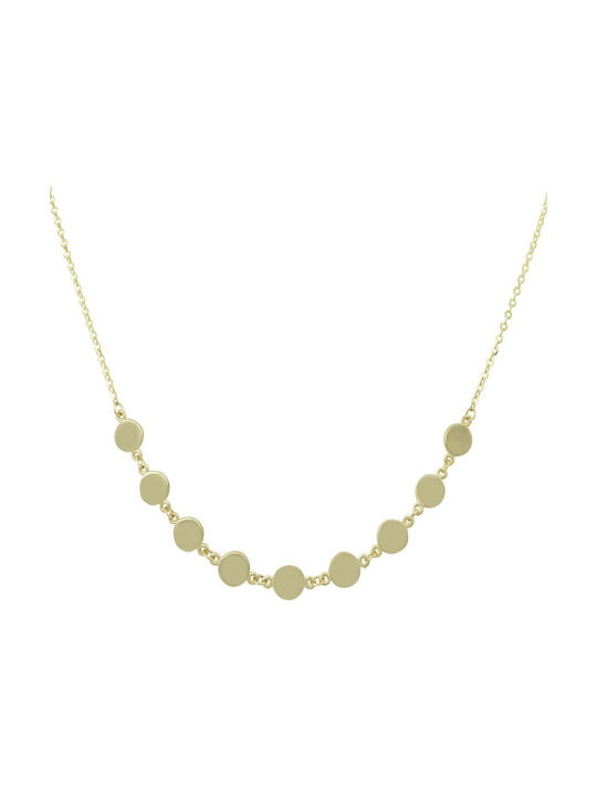 9 carat gold necklace FL036408