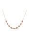 9 Carat Pink Gold Necklace FL036408G 9 Carat